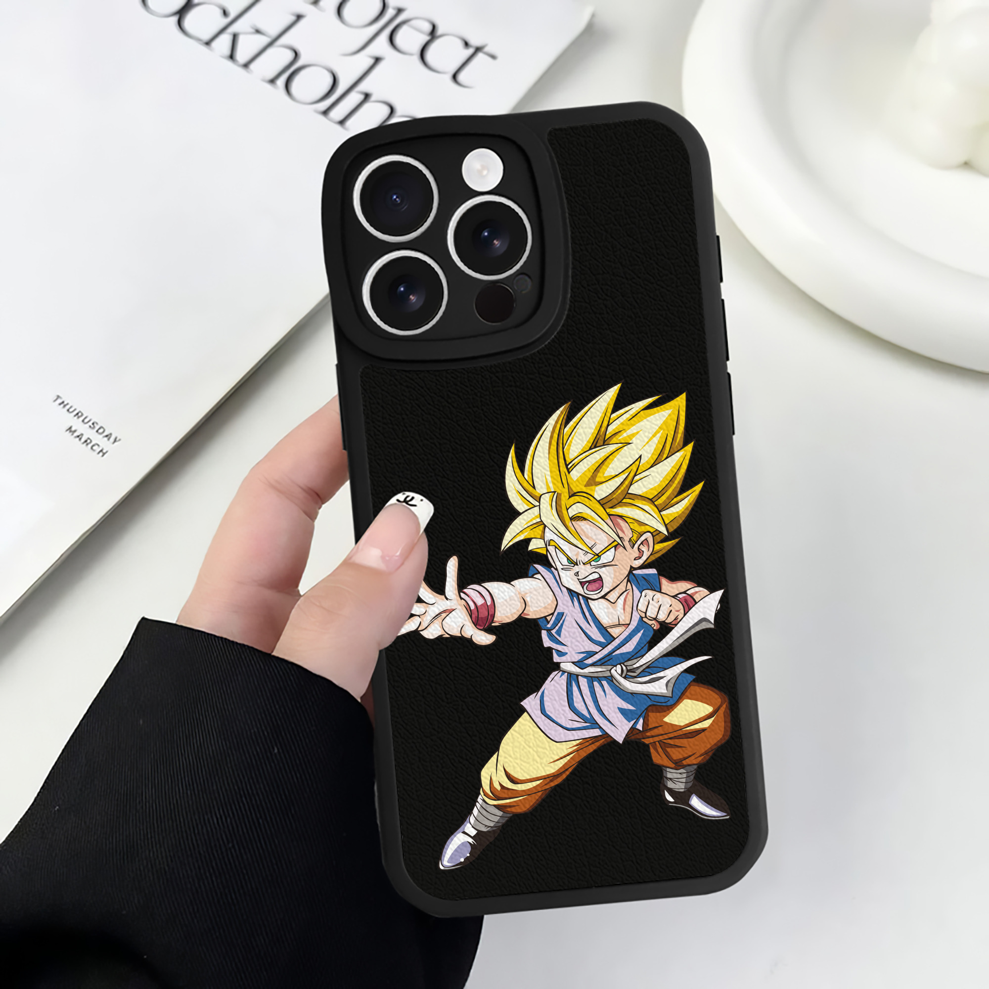 （画像用） ドラゴンボール ベジット DRAGON BALL Vegetto 【iPhone 16シリーズ対応】シリコンスマホケース（レザー調） 材質：シリコン
